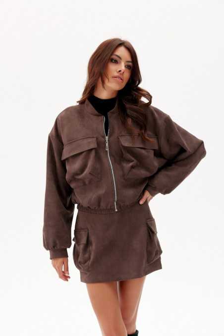 Erice - bomber jacket with flap pockets BRA  