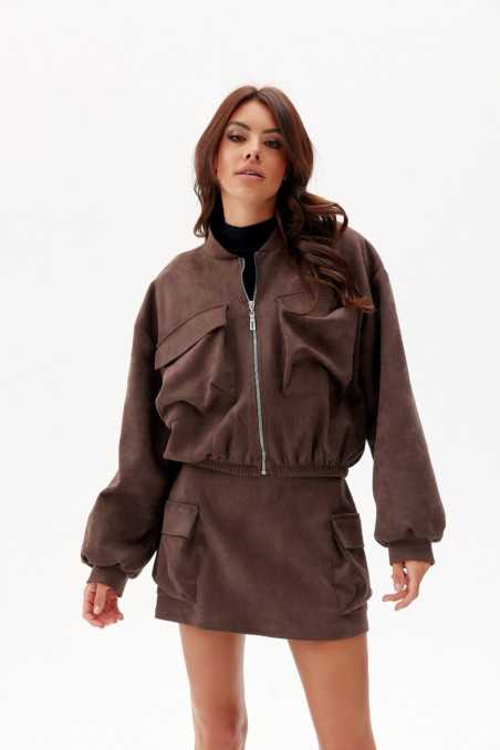 Erice - bomber jacket with flap pockets BRA  