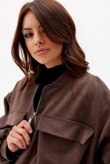 Erice - bomber jacket with flap pockets BRA  