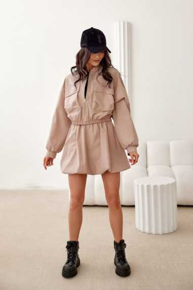 Paula - short bomber jacket with large pockets BEZ  