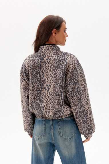 Rita - bomber jacket with flap pockets I05  