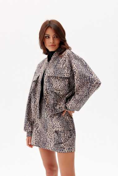 Rita - bomber jacket with flap pockets I05  