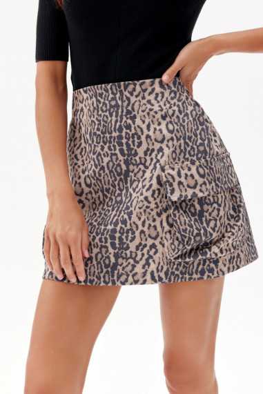 Lara - mini skirt with cargo pockets I05  