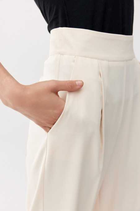 Alaya - long trousers with high waist and pockets AMA  