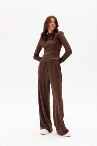 Harper - knitted trousers with wide legs BRA  