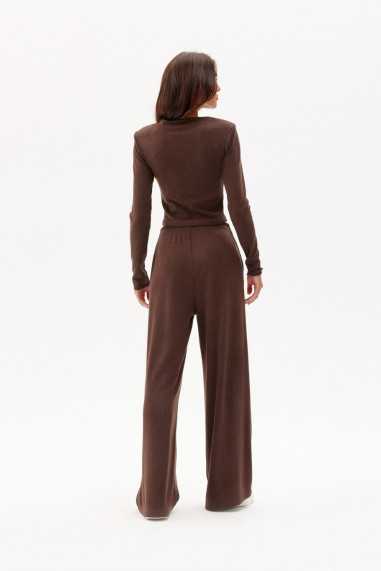 Harper - knitted trousers with wide legs BRA  