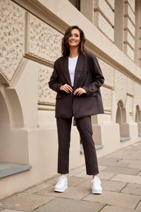 Jones - women's high-waist suit trousers BRA  