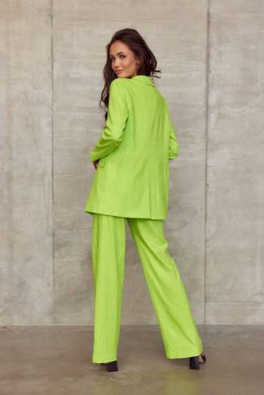 Striped women's linen trousers LIM  