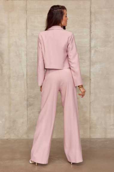 Wide women's high waist trousers ROZ  