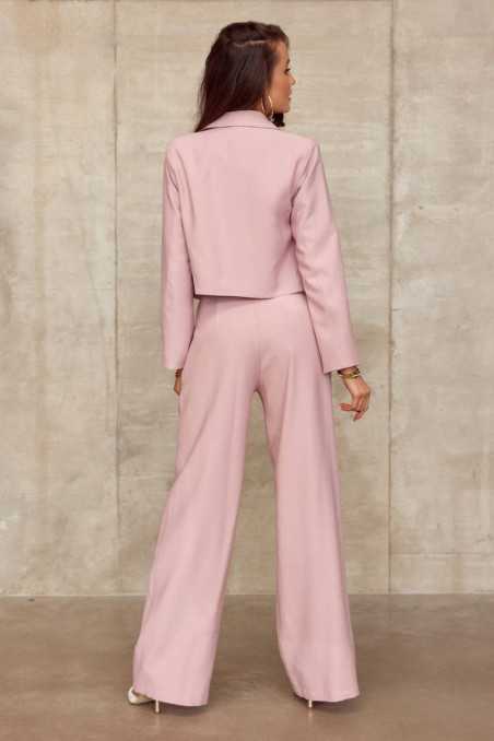 Wide women's high waist trousers ROZ  