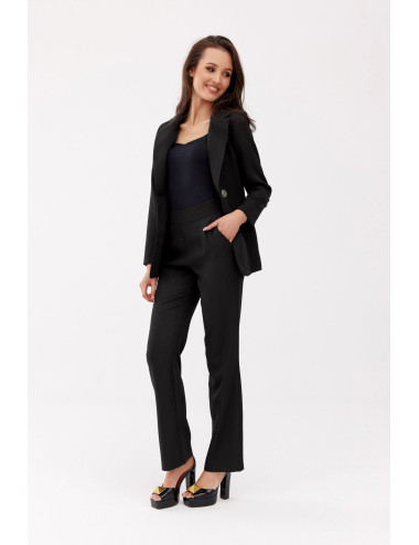 Damis - pantalon de costume femme noir 