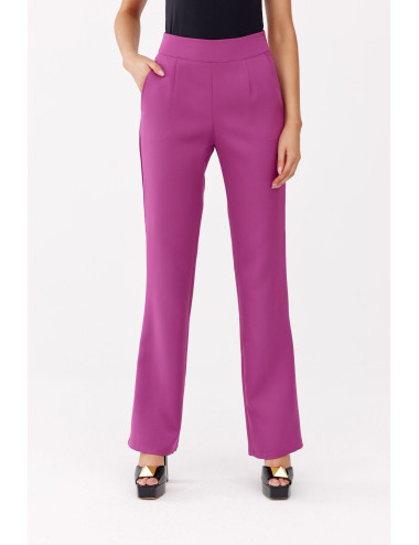 Damis - Pantalon de costume femme fuchsia 