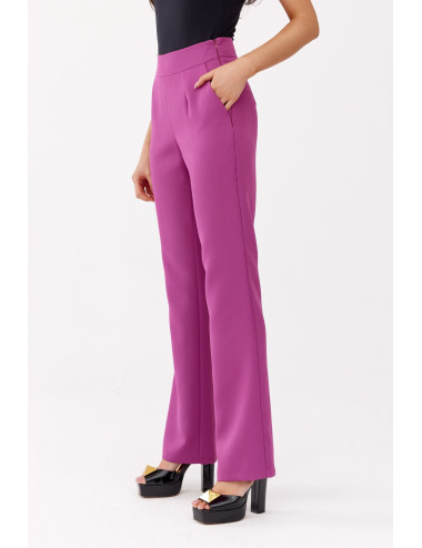 Damis - Pantalon de costume femme fuchsia 