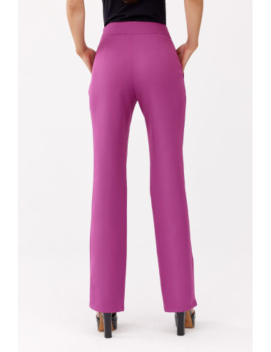 Damis - Pantalon de costume femme fuchsia 