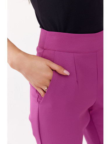 Damis - Pantalon de costume femme fuchsia 