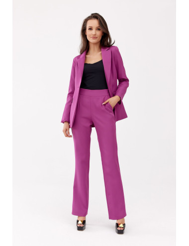 Damis - Pantalon de costume femme fuchsia 