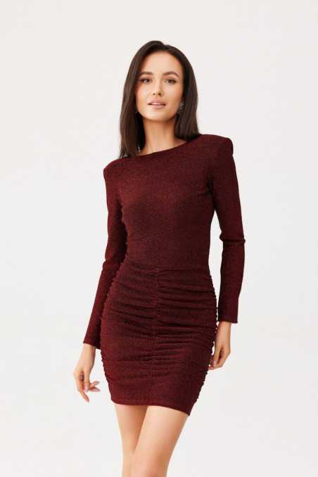 Elysia - brocade dress with V neckline on the back CBO  