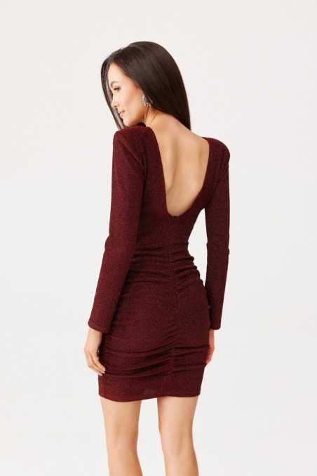 Elysia - brocade dress with V neckline on the back CBO  