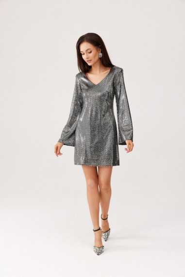 Ember - sequinned A-line mini dress SRE  