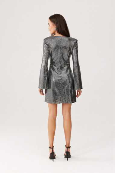 Ember - sequinned A-line mini dress SRE  