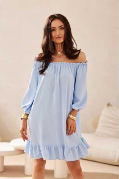 Giulia - off-the-shoulder dress with a tie at the waist BLE  