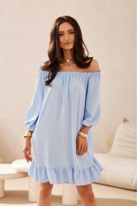 Giulia - off-the-shoulder dress with a tie at the waist BLE  