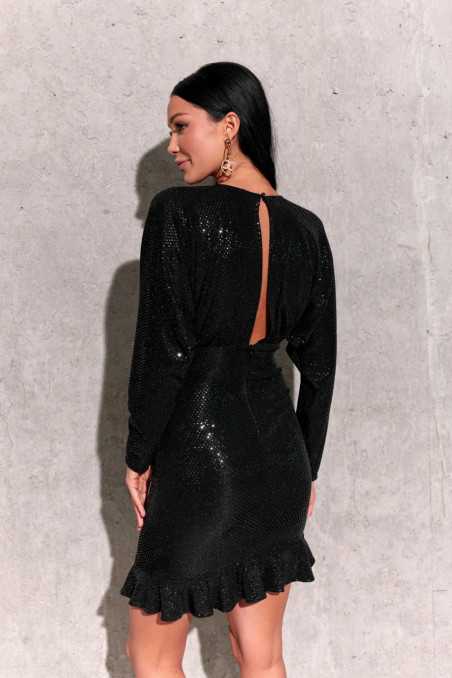 Holly - sequin dress with ruffled bottom CZA  
