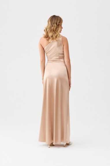 Inez - one shoulder satin maxi dress BEZ  