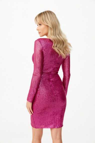 Ingrid - sequin dress with a layered design AMA  