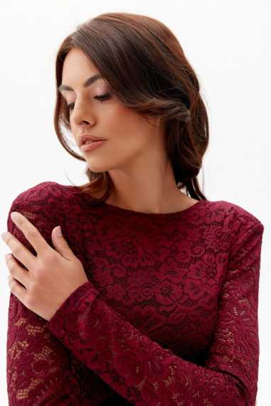 Lisa - 7/8 length lace dress BOR  