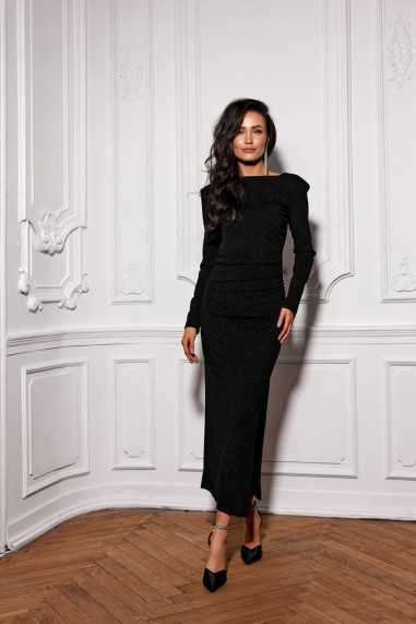Merry - brocade midi dress with back cutout  CZA  
