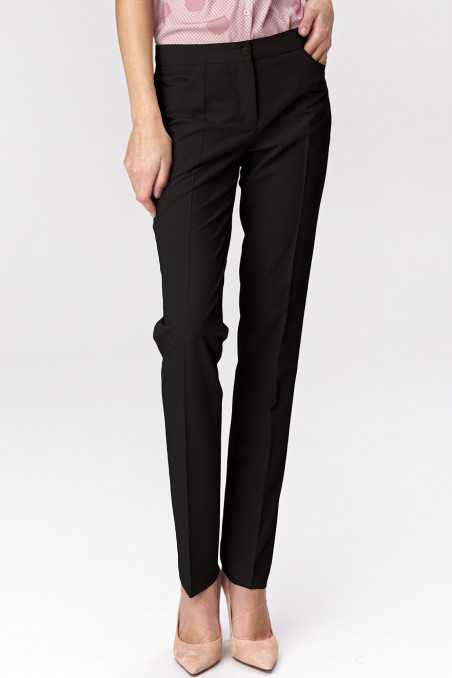 Pantalon noir classique pour femme - nife  