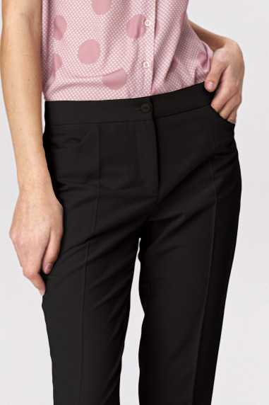 Pantalon noir classique pour femme - nife  