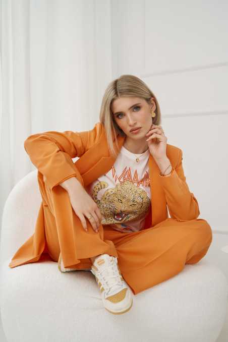 Veste classique - orange - nife  