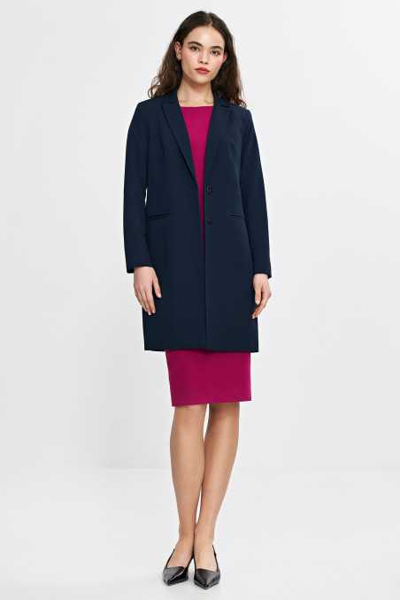 Robe fuchsia avec un décolleté discret dans le dos - nife  