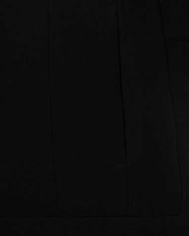 Veste longue noire sans fermeture - nife  