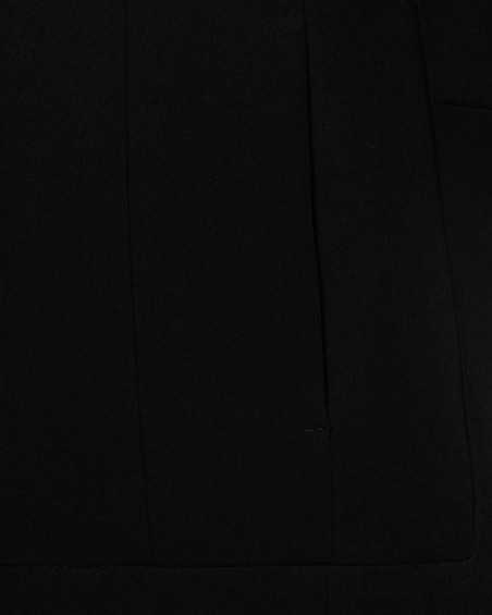 Veste longue noire sans fermeture - nife  