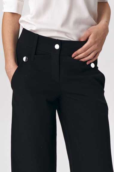 Pantalon palazzo noir - nife  
