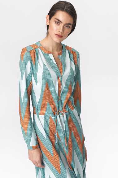 robe longue turquoise - nife  