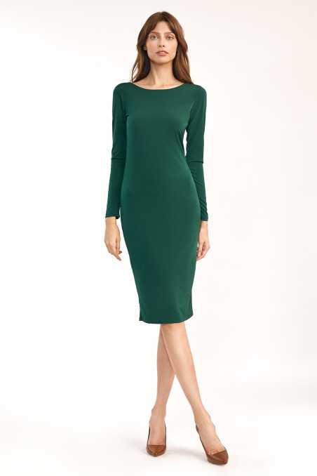 Robe verte avec dos découpé - nife  
