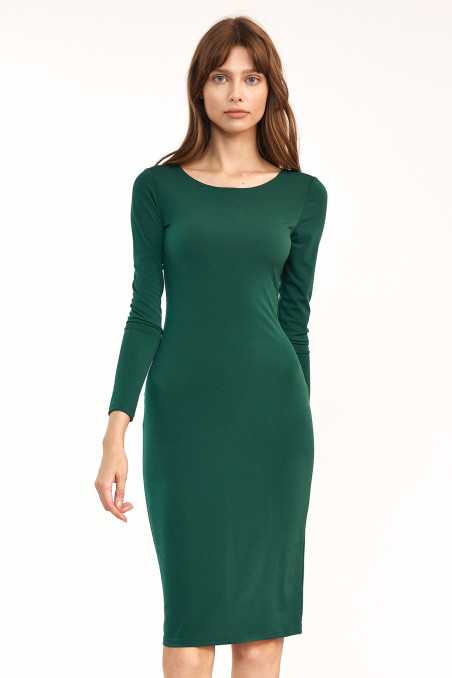 Robe verte avec dos découpé - nife  