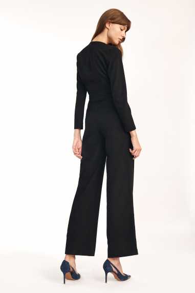 Combinaison noire cache-cœur - nife  