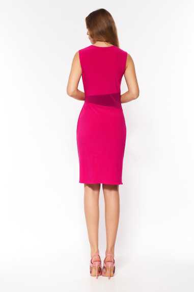 robe portefeuille fuchsia - nife  