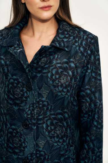 manteau fleuri classique - nife  