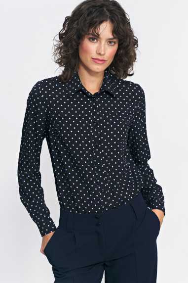 Chemise à pois en viscose - nife  