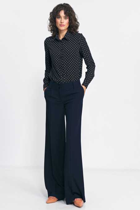 Chemise à pois en viscose - nife  
