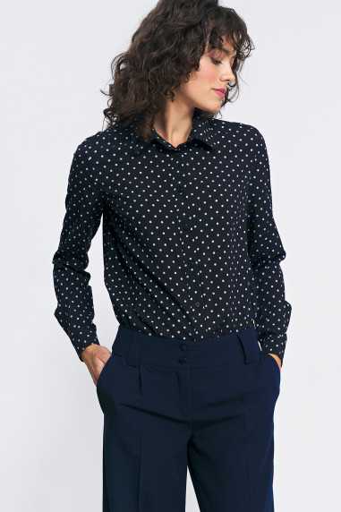 Chemise à pois en viscose - nife  