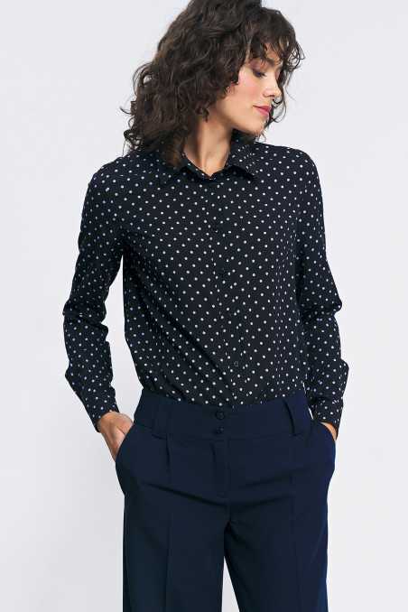 Chemise à pois en viscose - nife  