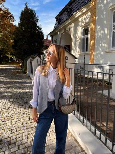 Elegancka biała koszula  