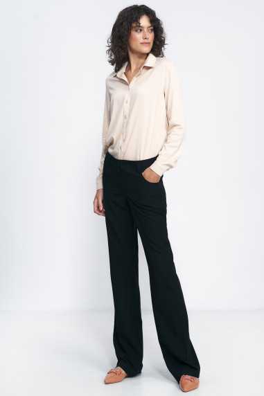 chemise beige en viscose - nife  
